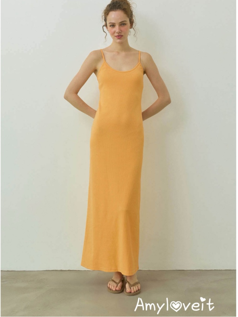 Zara Spaghetti Strap Maxi Dress #96